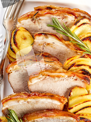 Image of roasted pork slices