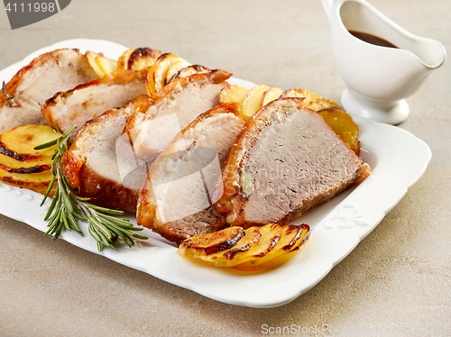 Image of roasted pork slices