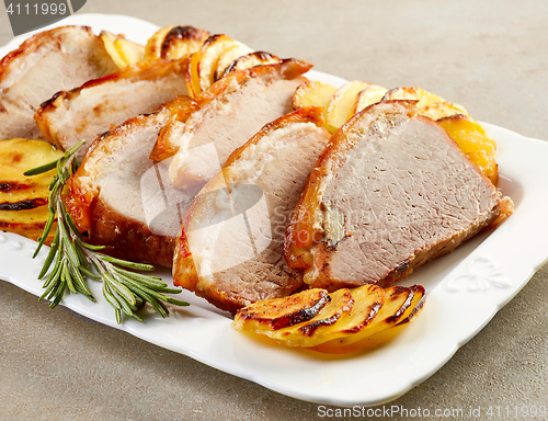 Image of roasted pork slices