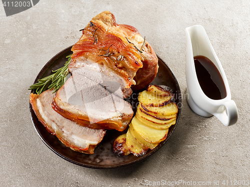 Image of roasted pork slices