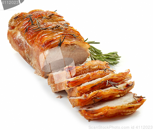 Image of roasted sliced pork