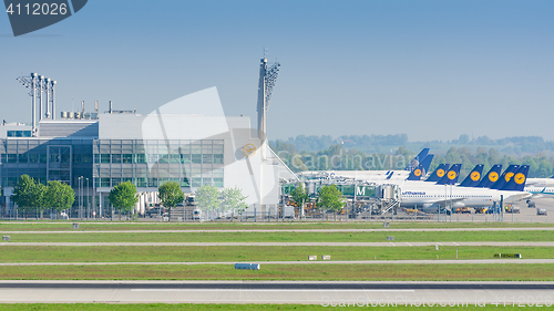 Image of Munich Airport serves as the secondary hub for Lufthansa