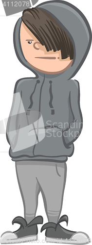 Image of boy character cartoon illustrattion