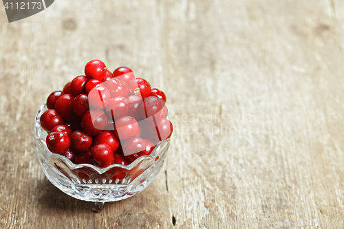 Image of Cherry in a glass bowl