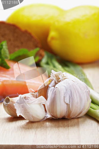 Image of Garlic and fish