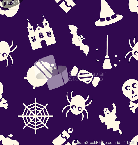 Image of Halloween Seamless Pattern