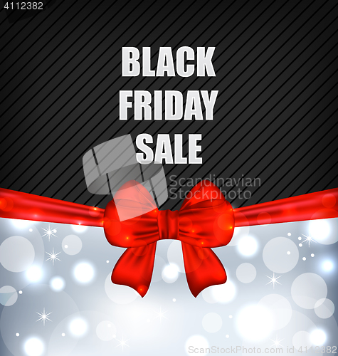 Image of Advertising Background for Black Friday Sales