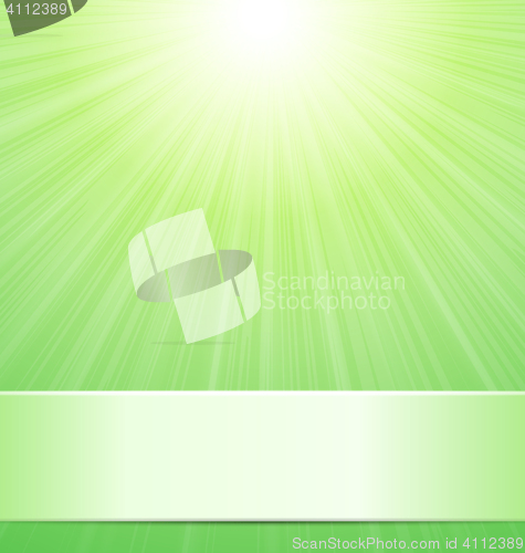 Image of Nature Green Sunny Background