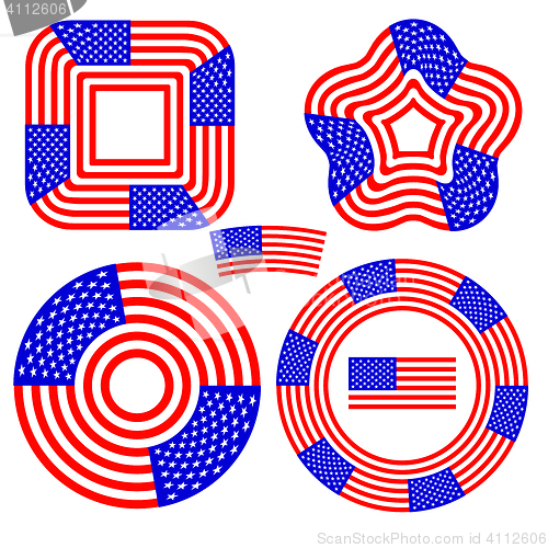 Image of  American Flag Design Elements