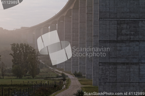 Image of Large highway viaduct ( Hungary)