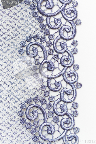 Image of Decorative silver lace