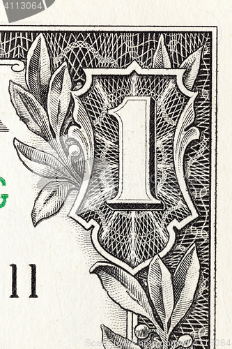 Image of American dollars, close-up