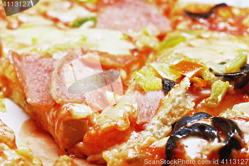 Image of Pizza closeup