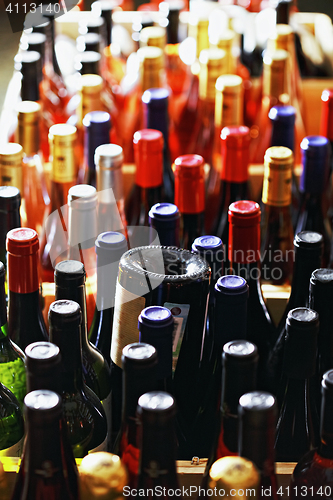 Image of Wine bottles in cases