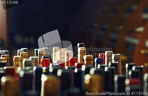 Image of Various wine bottles