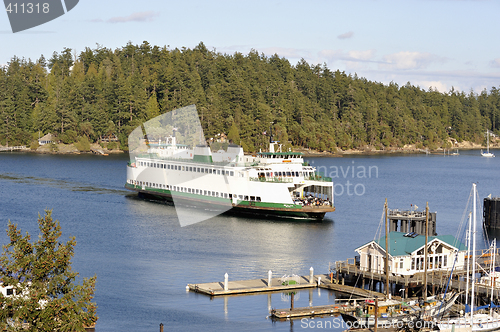 Image of Ferry, Friday Harbor, San Juan Islands, WA