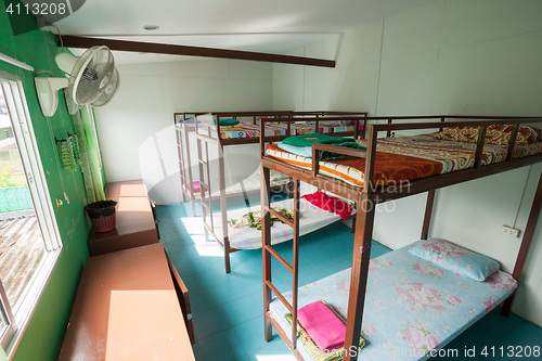 Image of Hostel dormitory beds