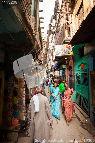 Image of Back alleyways of Varanasi