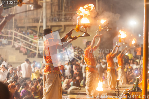 Image of Ganges Aarti ceremony, Varanasi