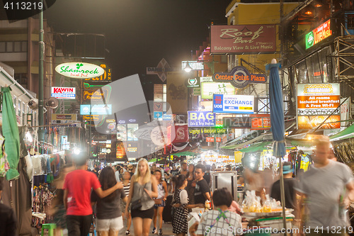 Image of Signs along Khao San Road