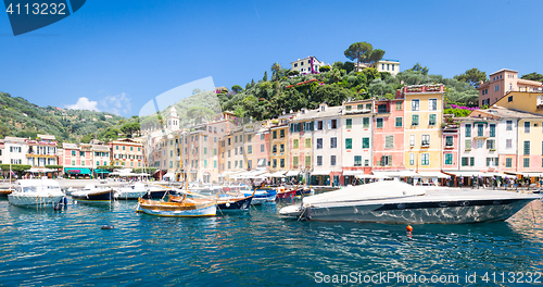 Image of Portofino, Italy - Summer 2016 - view from the sea