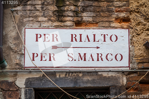 Image of Venice street sign