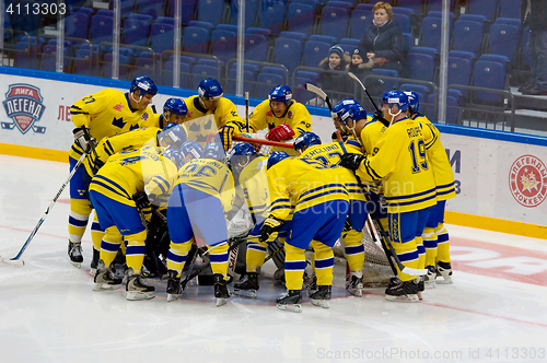 Image of Sweden team rejoice