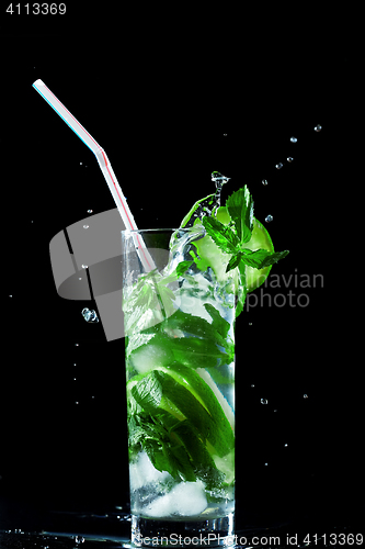 Image of Mojito cocktail splash