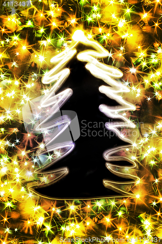 Image of xmas tree lights