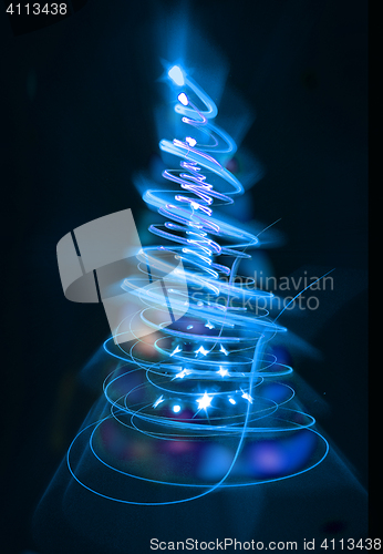 Image of abstract christmas tree