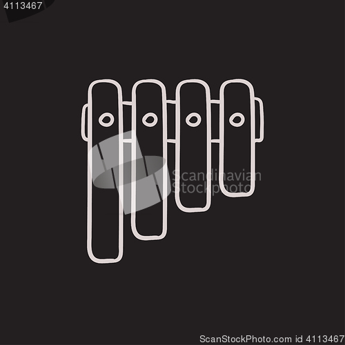 Image of Vibraphone sketch icon.