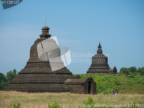 Image of Two pagodas in Mrauk U