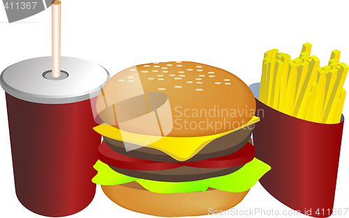 Image of Combo meal illustration