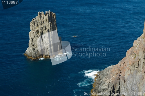 Image of Rugged coastline cliffs