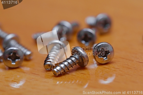 Image of Screws on a table