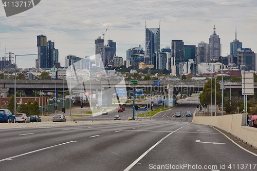 Image of Main road in Melbourne