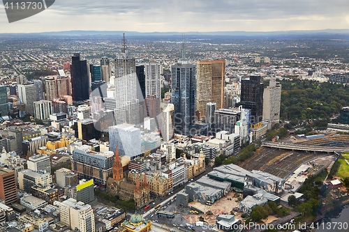 Image of Melbourne from above