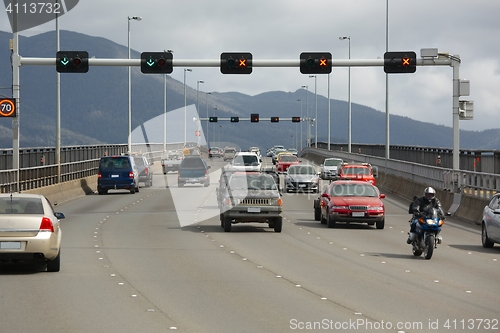 Image of Traffic on Tasman Bridge, Hobart