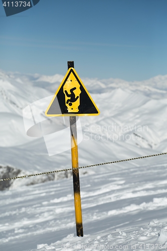 Image of Skiing slopes from the top