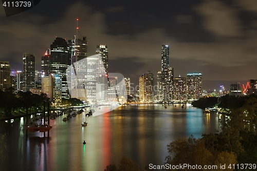 Image of Brisbane night view