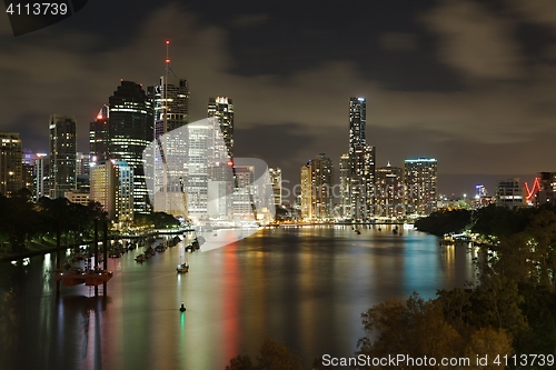 Image of Brisbane night view