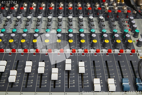 Image of Audio Mixer Board