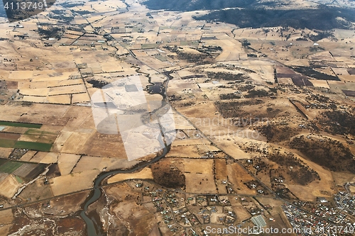 Image of Cultivated Fileds from above