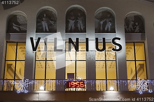 Image of Vilnius Airport Christmas