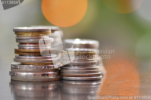 Image of Mixed coins from many countries 