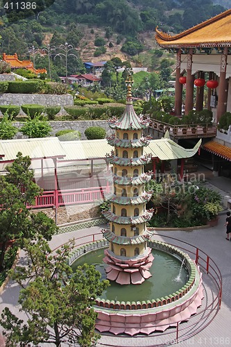 Image of Chinese temple pagoda