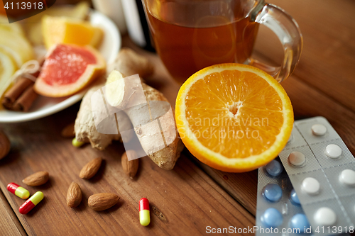 Image of traditional medicine and drugs