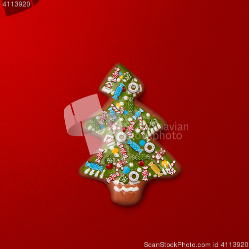 Image of christmas gingerbread cookies