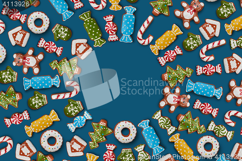 Image of christmas gingerbread cookies
