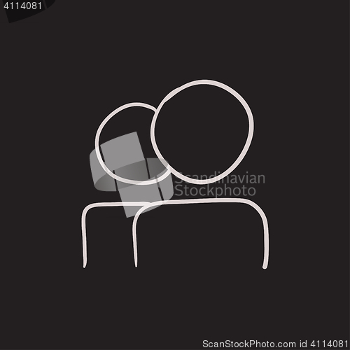 Image of People sketch icon.